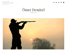 Tablet Screenshot of omerdemirel.com